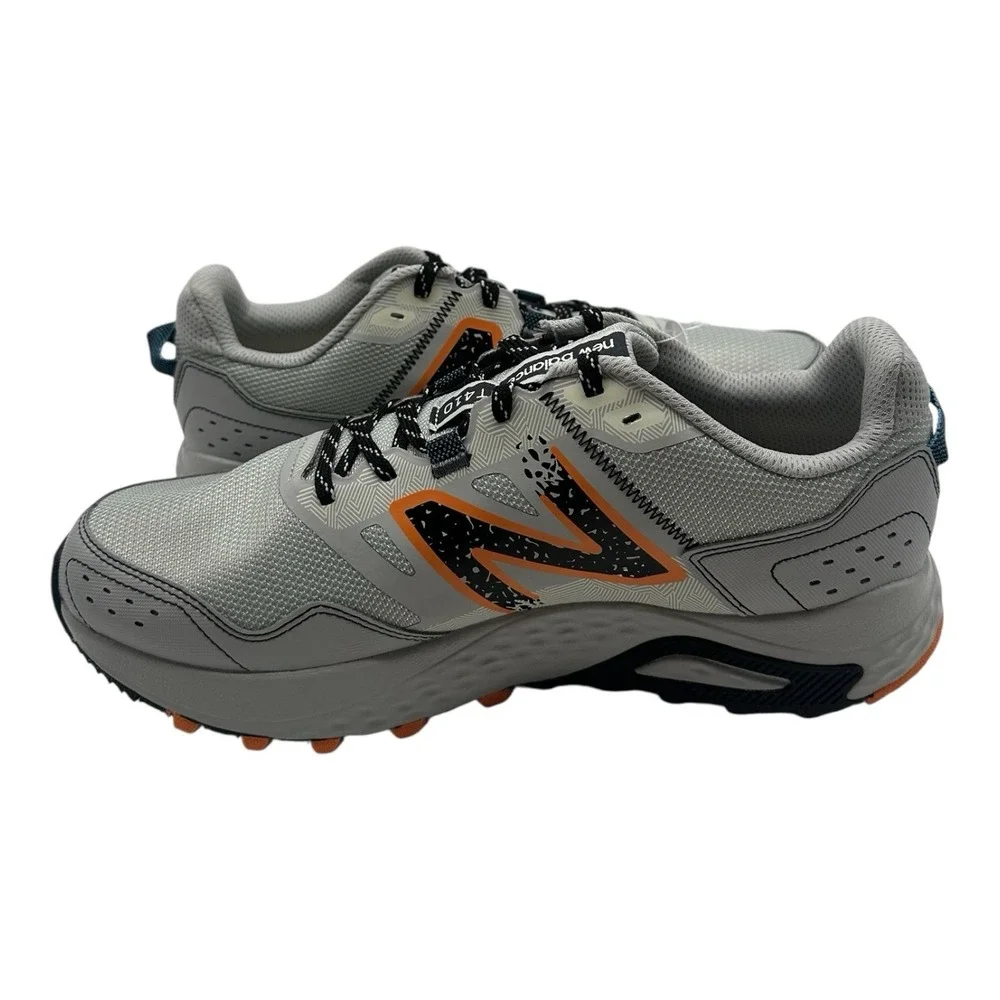 New Balance 410v8 Trail Running Shoes Men Sz 9.5‎ 4E WIDE Grey Sneakers MT410CA8